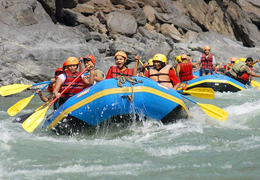 Corbett with River Rafting